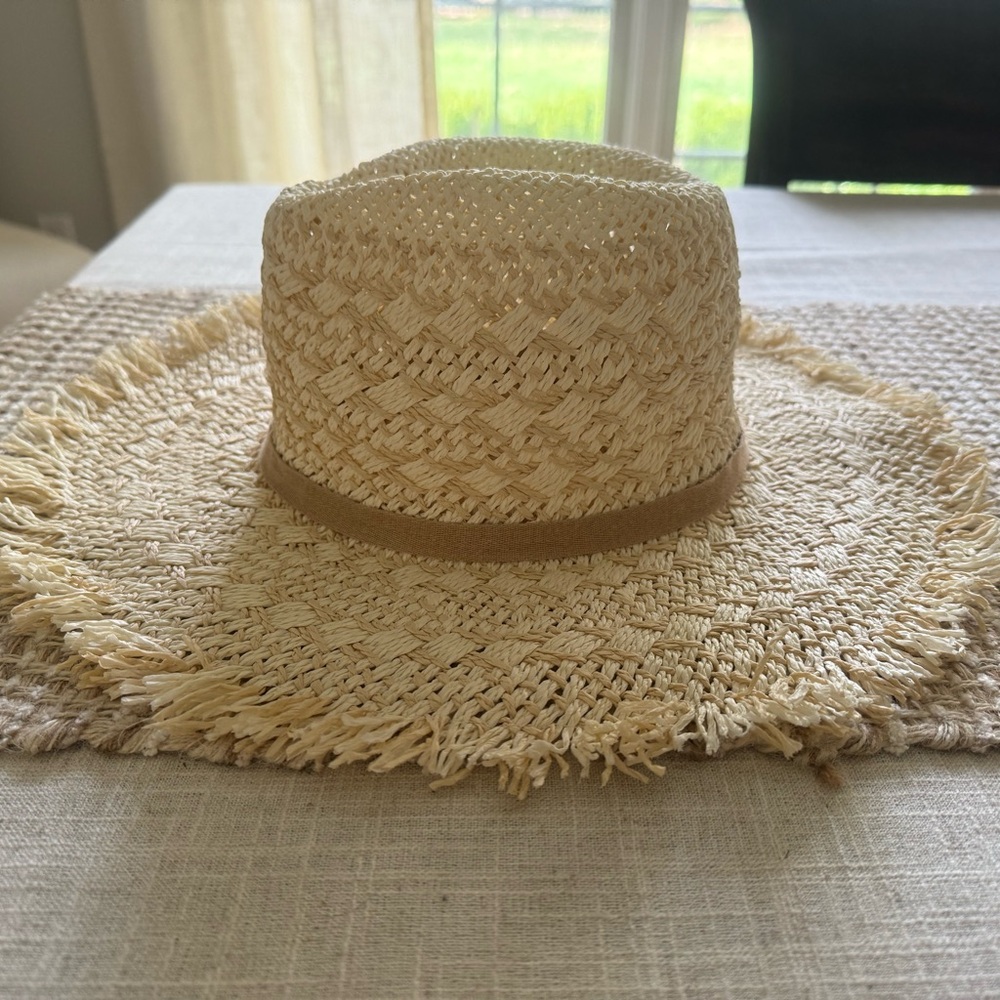 Treasure & Bond Natural Straw Raffia Sun Hat - Picture 2 of 5